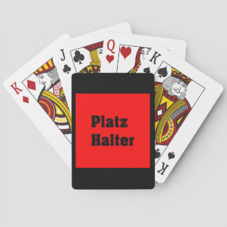 Jeu De Cartes Vorlage
