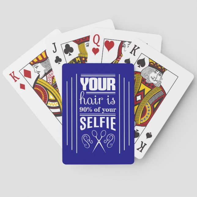 Jeu De Cartes Vos Cheveux Sont 90% De Votre Selfie (dos)