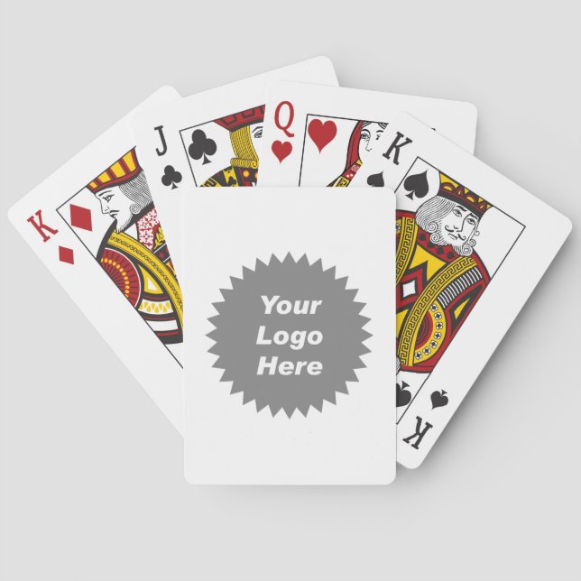 Jeu De Cartes Votre logo commercial ici promo (dos)