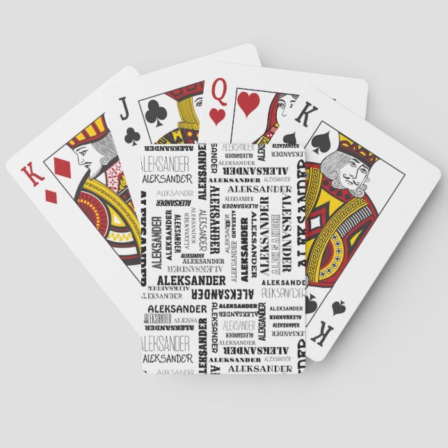 Jeu De Cartes Votre (Long) nom est partout (dos)