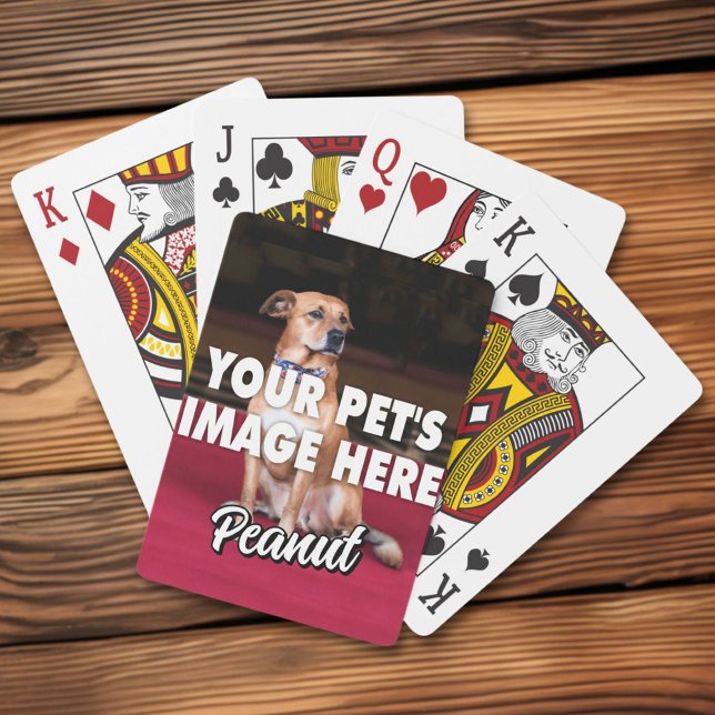 Jeu De Cartes Votre photo de chien (Créateur téléchargé)