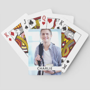 Jeu De Cartes VOTRE photo et votre nom jouer aux cartes