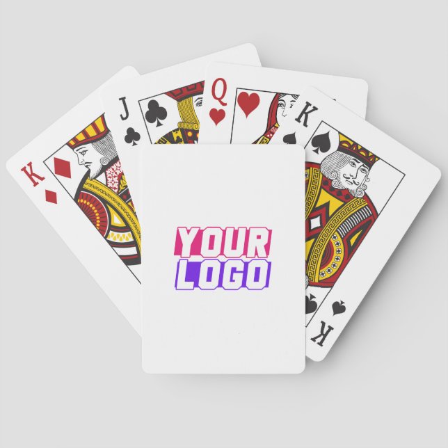Jeu De Cartes Votre propre logo (dos)
