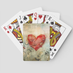 Jeu De Cartes Vous aimez tous le coeur rouge