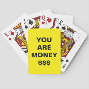 Jeu De Cartes  Vous êtes de l'argent Inspirant 