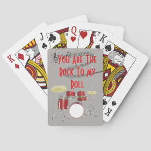 Jeu De Cartes Vous êtes la roche à mes cartes de jeu de batteur
