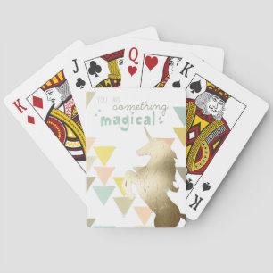 Jeu De Cartes Vous Êtes Quelque Chose De Magique Or Unicorn