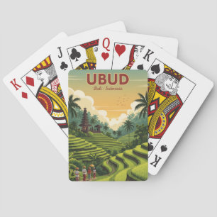 Jeu De Cartes Voyage à Ubud Bali Indonésie