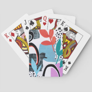 Jeu De Cartes Voyage Abstrait