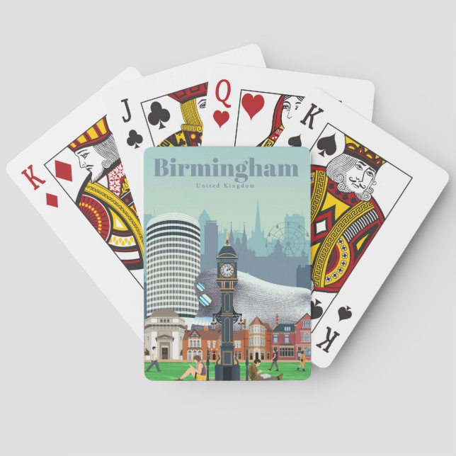 Jeu De Cartes Voyage Art Voyage À Birmingham (dos)