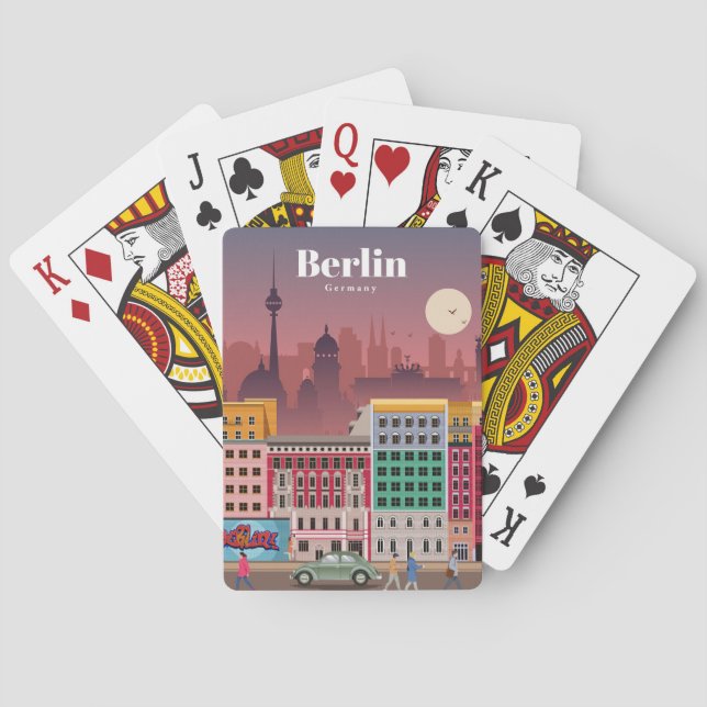 Jeu De Cartes Voyage Art Voyage Berlin Allemagne (dos)