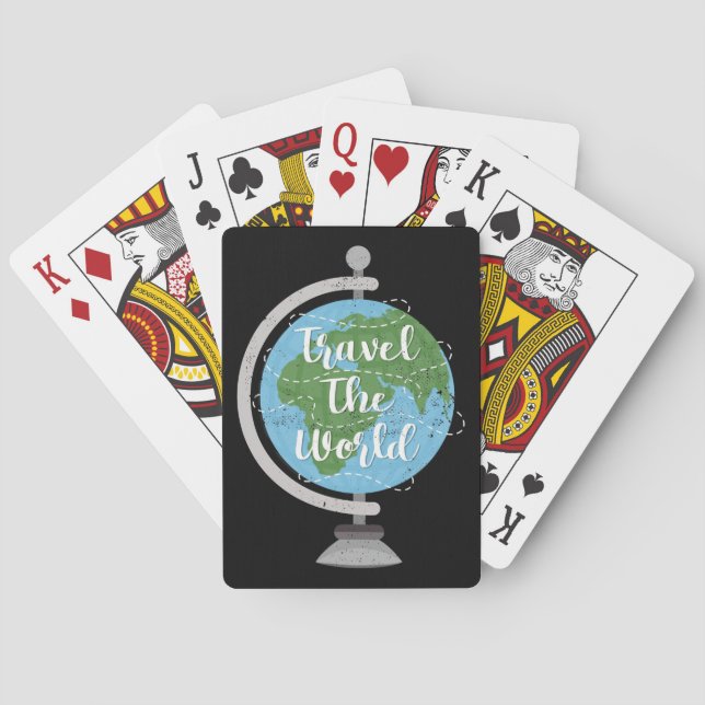 Jeu De Cartes Voyage Art Voyage Le Monde (dos)