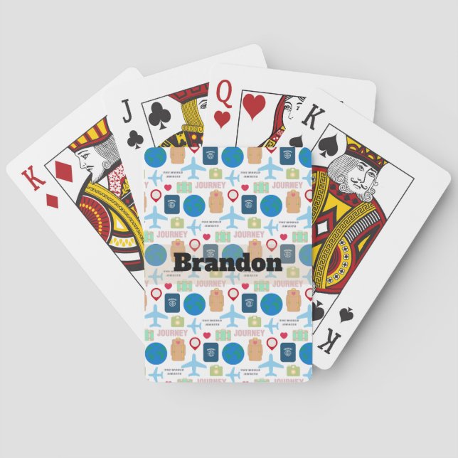 Jeu De Cartes Voyage dans le monde (dos)
