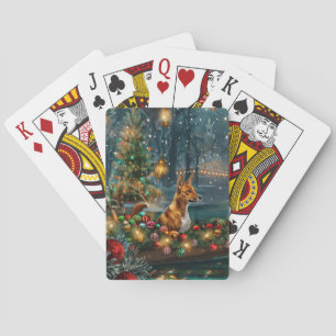 Jeu De Cartes Voyage de Noël de Basenji