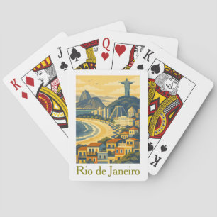 Jeu De Cartes Voyage minimaliste moderne à Rio de Janeiro Brésil