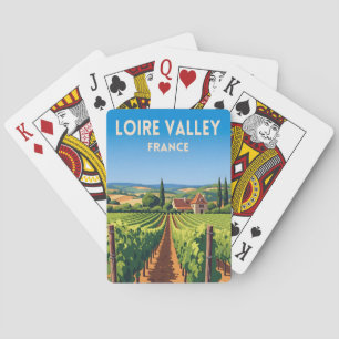 Jeu De Cartes Voyage Rétro Vintage Vallée de la Loire France Vig