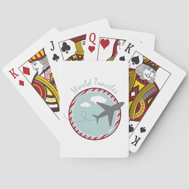 Jeu De Cartes Voyageur mondial (dos)
