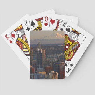 Jeu De Cartes Vue aérienne de Seattle city skyline 2