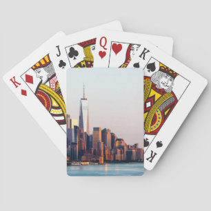 Jeu De Cartes Vue aérienne du World Trade Center du Sunset de Ne