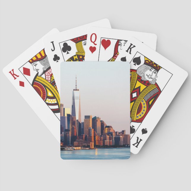 Jeu De Cartes Vue aérienne du World Trade Center du Sunset de Ne (dos)