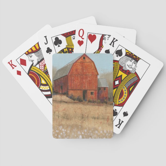 Jeu De Cartes Vue Barre rouge (dos)
