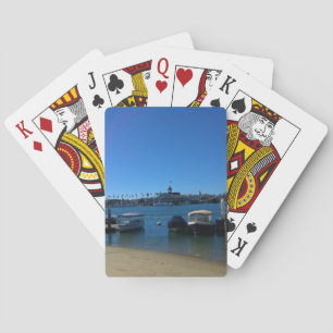 Jeu De Cartes Vue de Balboa Island, Newport Beach, Californie