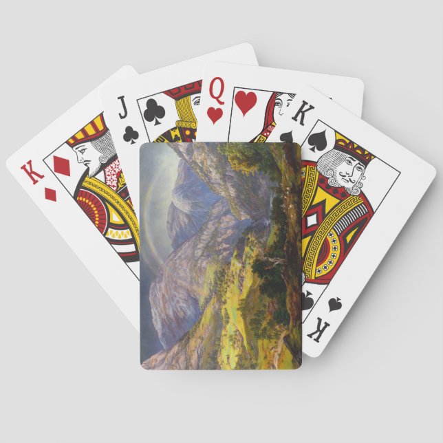 Jeu De Cartes Vue de Stalheim en Norvège (dos)