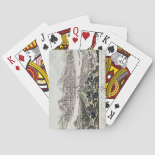 Jeu De Cartes Vue sur la capitale et la forteresse de Salzbourg,