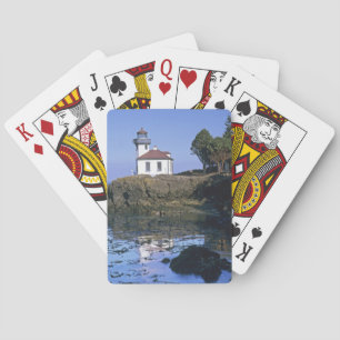 Jeu De Cartes WA, île de San Juan, phare de Lime Kiln