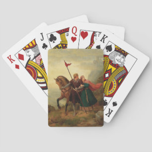 Jeu De Cartes Walther et Hildegund fuient avec leur cheval