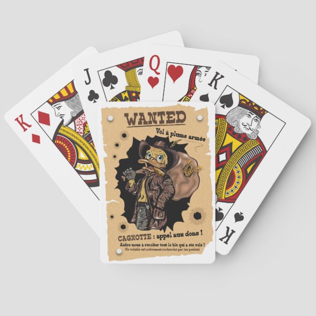 Jeu De Cartes Wanted (dos)