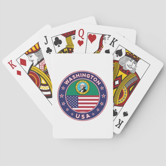 Jeu De Cartes Washington (dos)