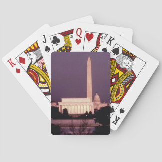 Jeu De Cartes Washington Monument, le Capitol et Jefferson