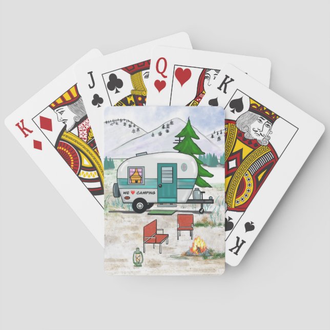 Jeu De Cartes We Love Camping jouer aux cartes (dos)