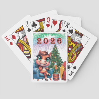 Jeu De Cartes Whimsical Cartoon Pony – 2026 Holiday Celebration
