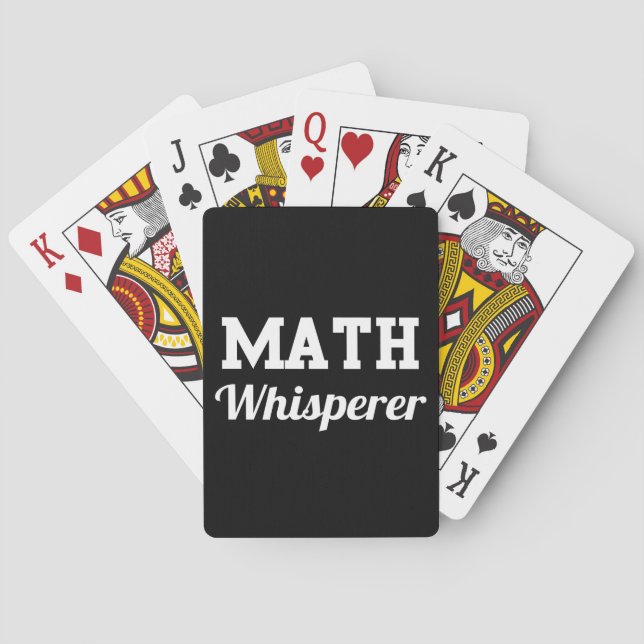 Jeu De Cartes Whisperer de maths (dos)