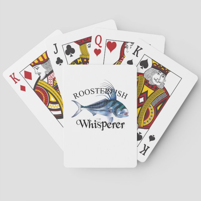 Jeu De Cartes Whisperer de rôti de poisson clair (dos)