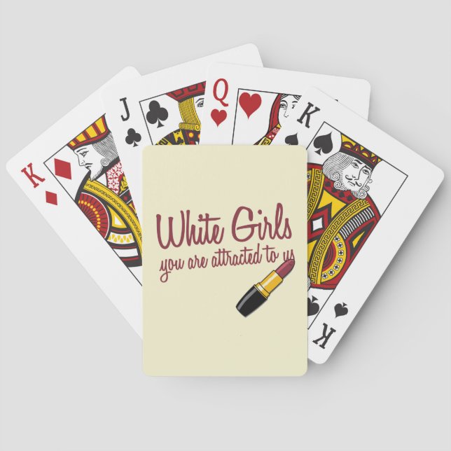 Jeu De Cartes White Girls (dos)