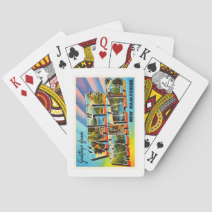 Jeu De Cartes White Mountains New Hampshire NH Travel Souvenir