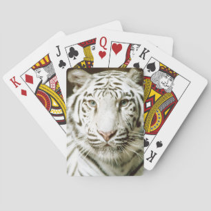 Jeu De Cartes White Tiger Face