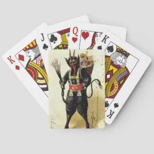 Jeu De Cartes Wicked Krampus Scary Demon Holiday Christmas Xmas