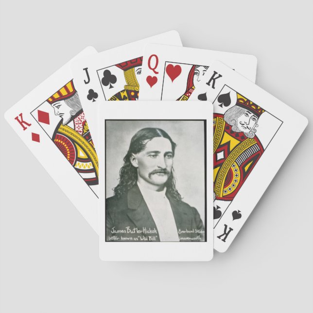 Jeu De Cartes 'Wild Bill' Hickok (photo b/w) (dos)
