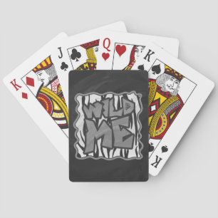 Jeu De Cartes Wild Me Tiger noir et blanc