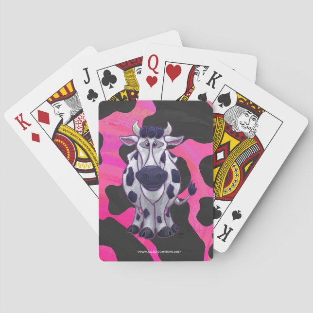 Jeu De Cartes Wild Me Tiger noir et rose (dos)