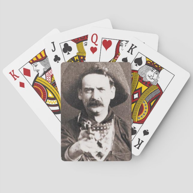 Jeu De Cartes Wild West Outlaw Cowboy Jouer des cartes (dos)