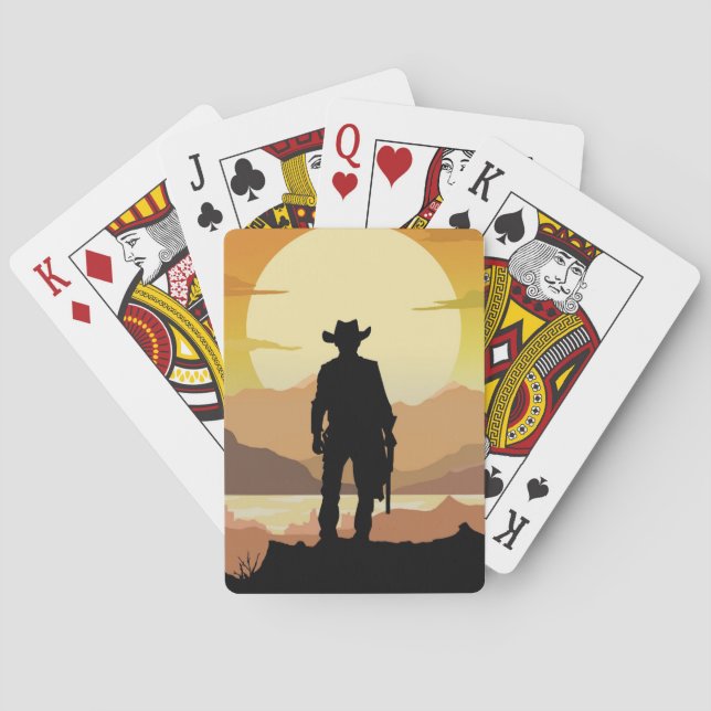 Jeu De Cartes Wild Wild West Playing Cards (dos)