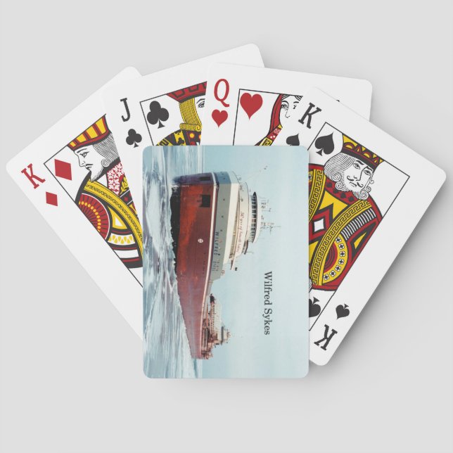 Jeu De Cartes Wilfred Sykes 50 ans à jouer aux cartes (dos)