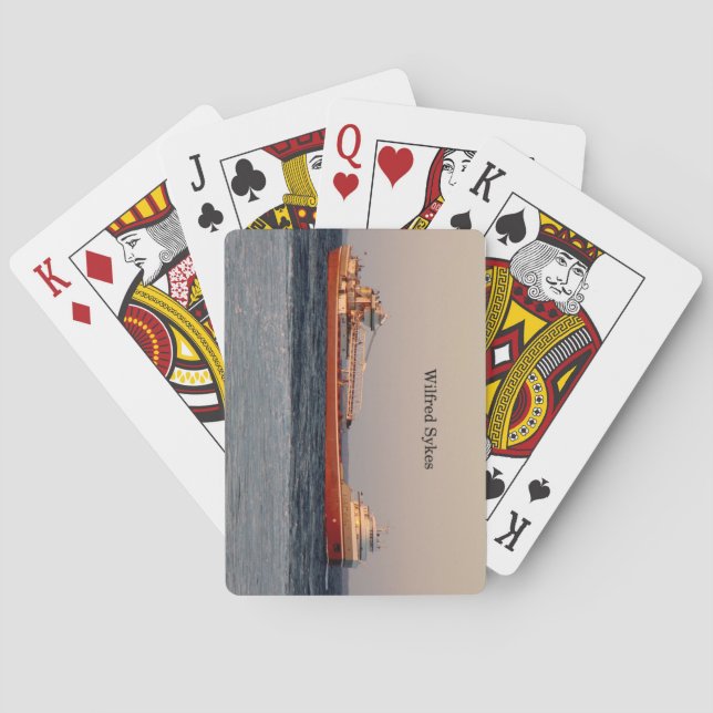 Jeu De Cartes Wilfred Sykes jouant aux cartes (dos)