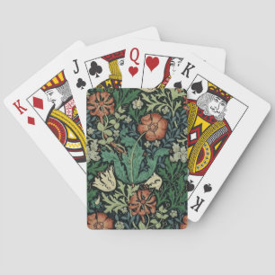 Jeu De Cartes William Morris Compton Floral Art Nouveau Pattern