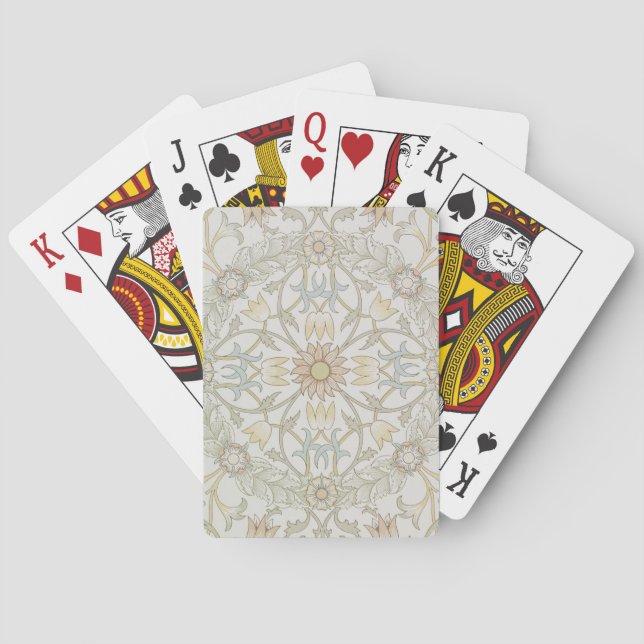 Jeu De Cartes William Morris Floral Jouer aux cartes (dos)
